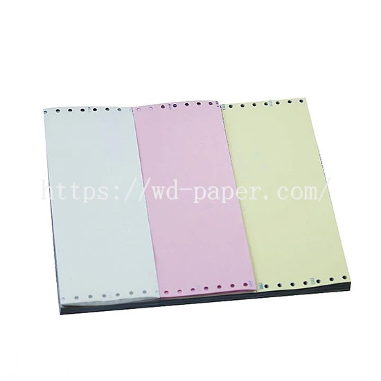 carbonless continuous paper
